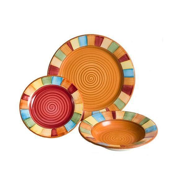 3 piece southwestern serape dinnerware set. Made in the USA. Your Western Decor