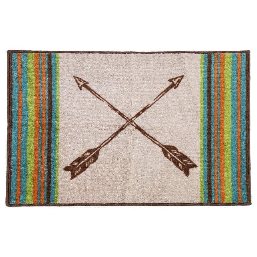 Serape and Arrows Southwestern Design Accent Rug - Your Western Decor