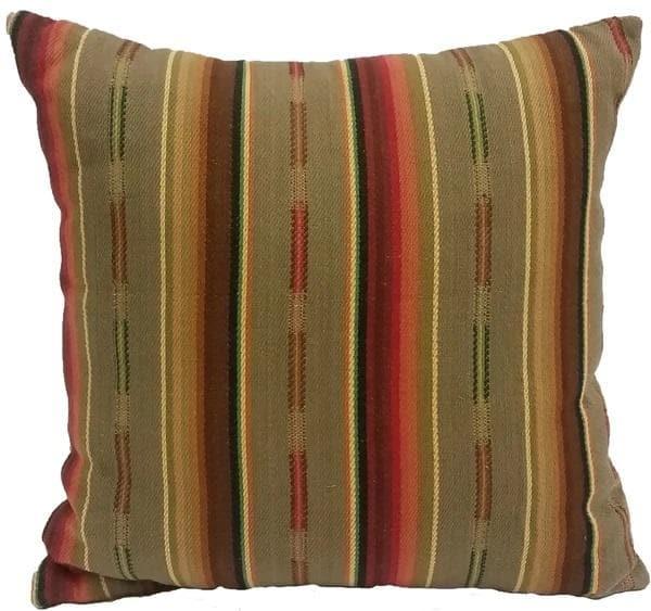 Colorful southwestern serape throw pillows. Made in the USA. Your Western Decor