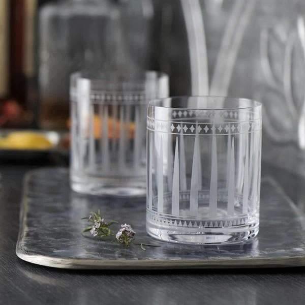 Crystal whiskey bar glasses set. Your Western Decor