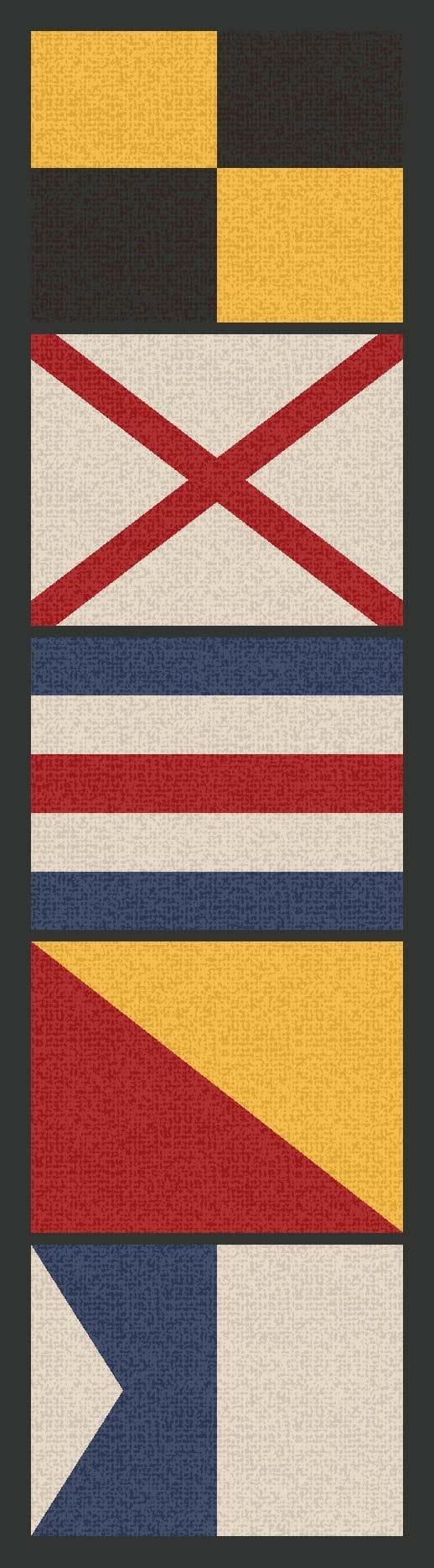 Signal Art Floor Runner Multi Color 2' x 8' - Made in the USA - Your Western Decor