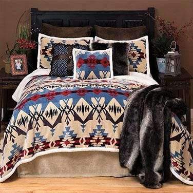 Southwestern sherpa bedding set. Your Western Decor, LLC