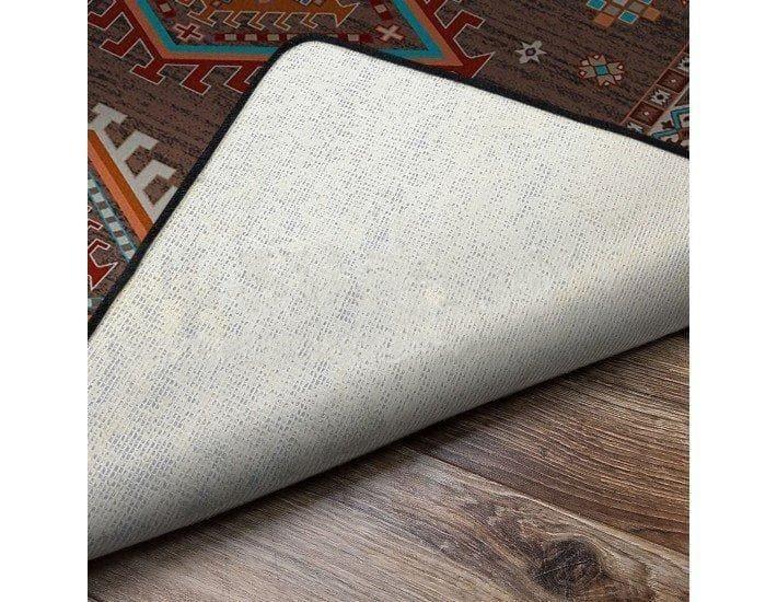 Backing on area rug back detail - made in the USA - Your Western Decor