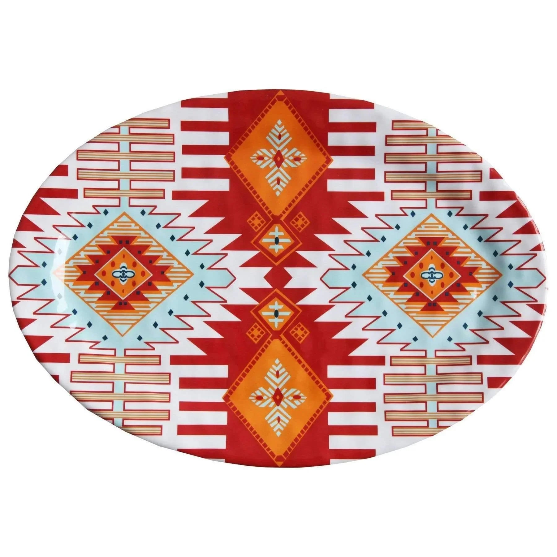 Southwestern Melamine Dish Set 14- PC - Your Western Decor, LLC