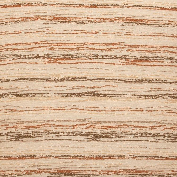 southwestern upholstery fabric with striped desert pattern in rust and brown tones for furniture