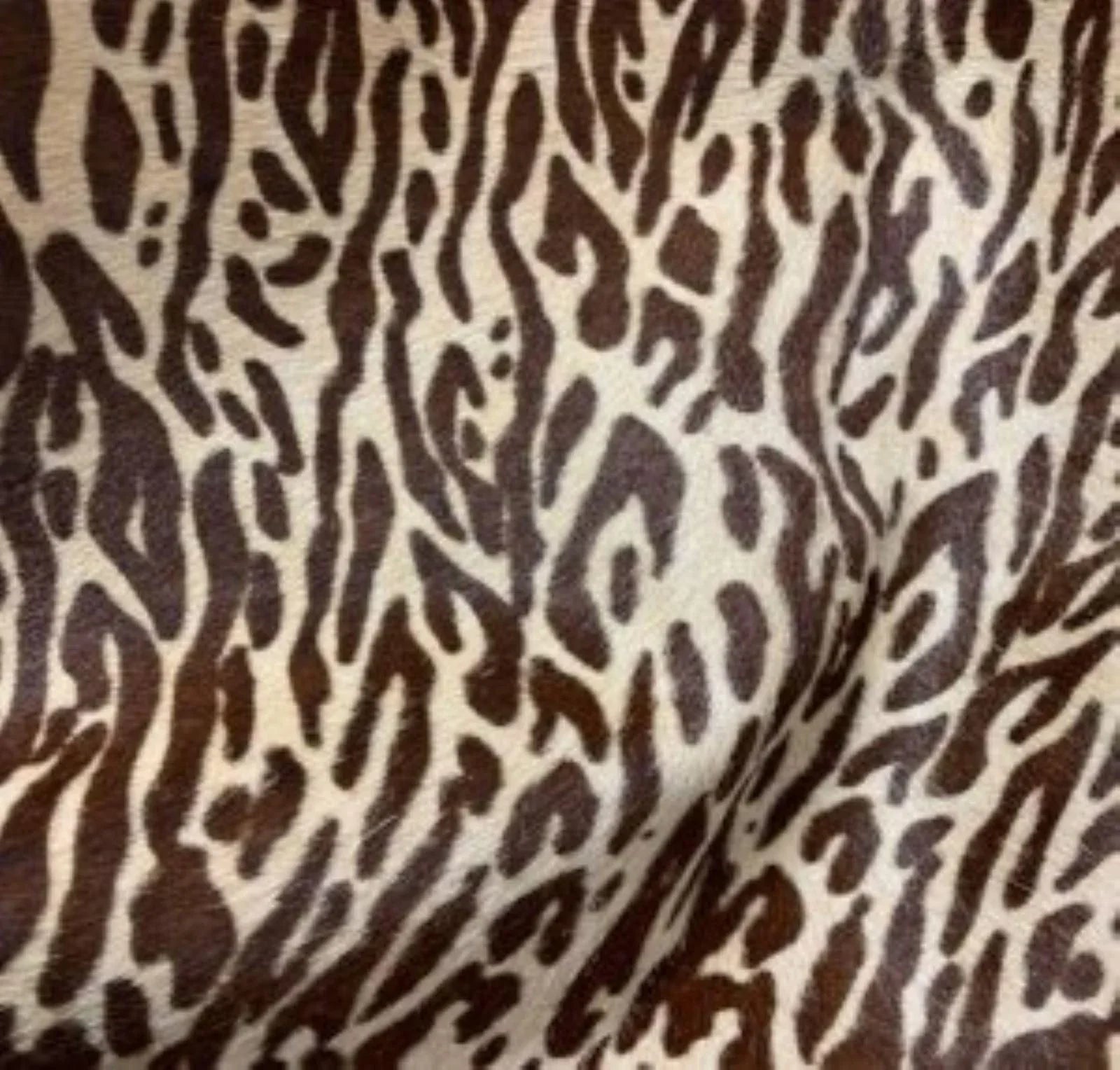 Stenciled Wild Cat Brown on Beige - Your Western Décor Design Studio