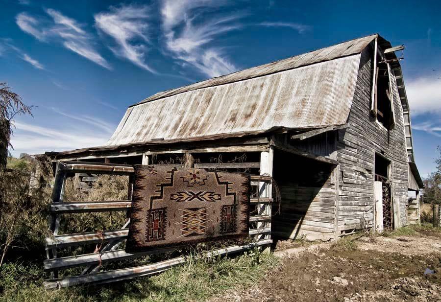 Storm Catcher Chestnut Oversized Area Rug 11' x 13' - Made in the USA - Your Western Decor