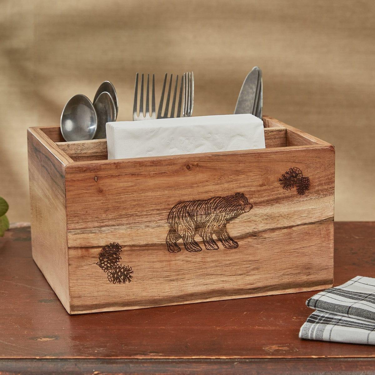 Summit Ridge Engraved Flatware Caddy - Your Western Decor