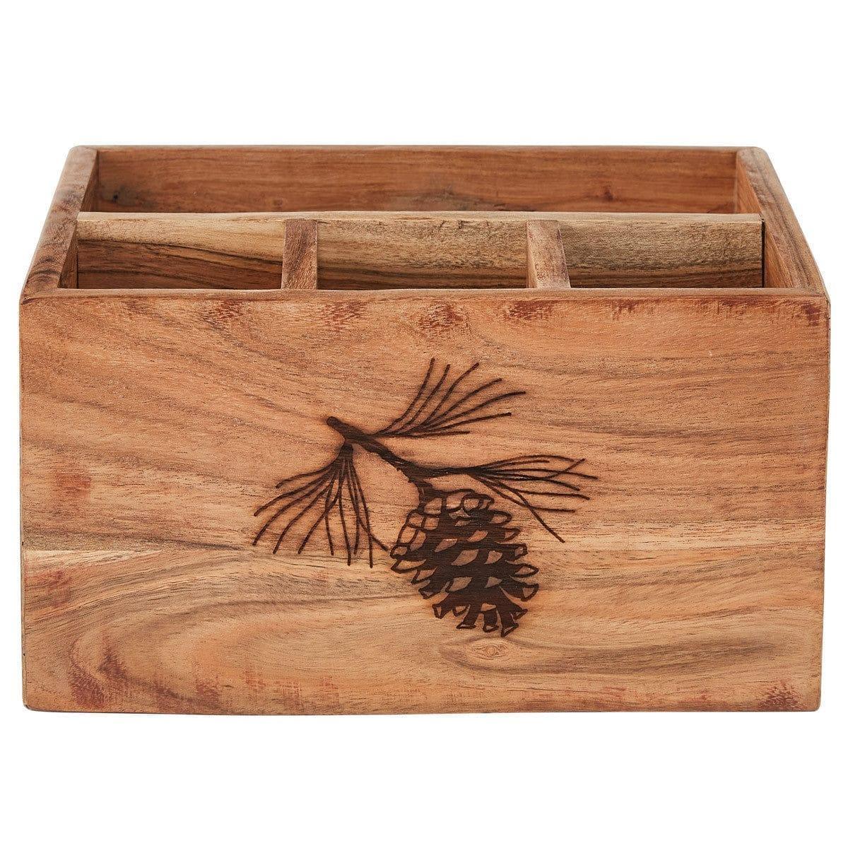 Summit Ridge Engraved Flatware Caddy - Your Western Decor