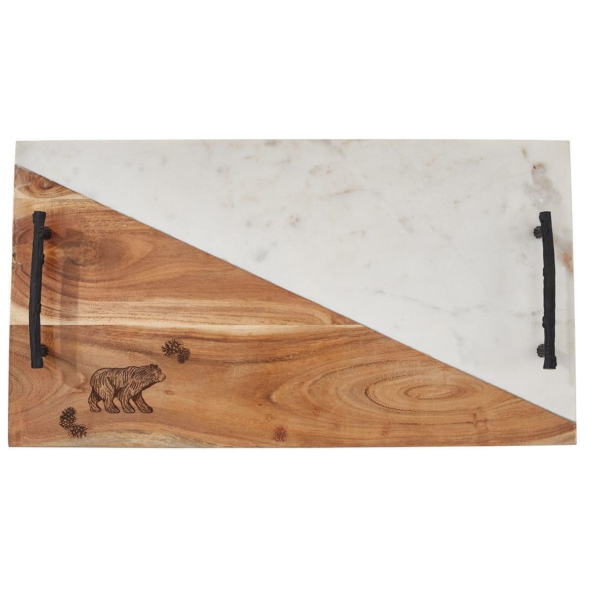 Summit Ridge Pine & Marble Charcuterie Board - Your Western Decor