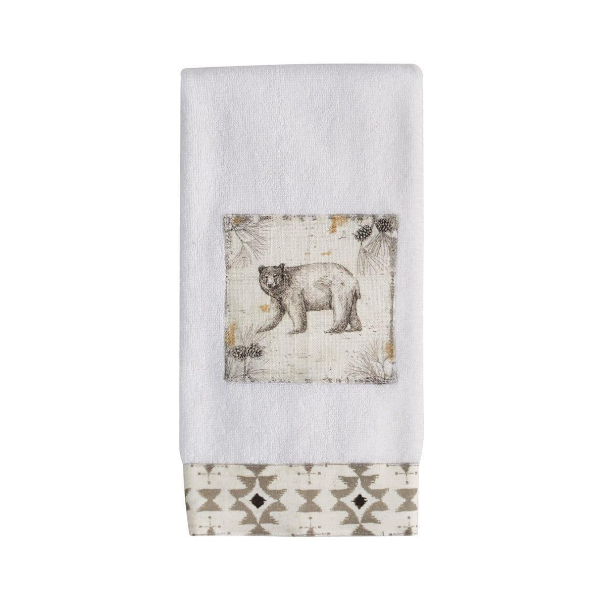 Summit Wilderness Bear Finger-tip Towel - Your Western Decor