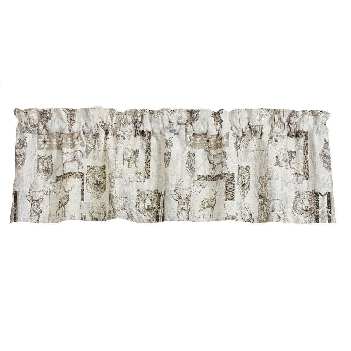Summit Wildlife Valance rod pocket top - Your Western Decor