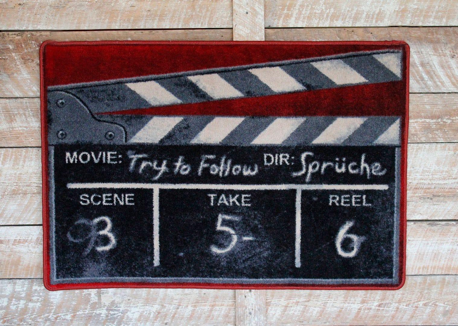 Take 5 Clapper Theater Accent Rug - Made in the USA - Your Western Decor