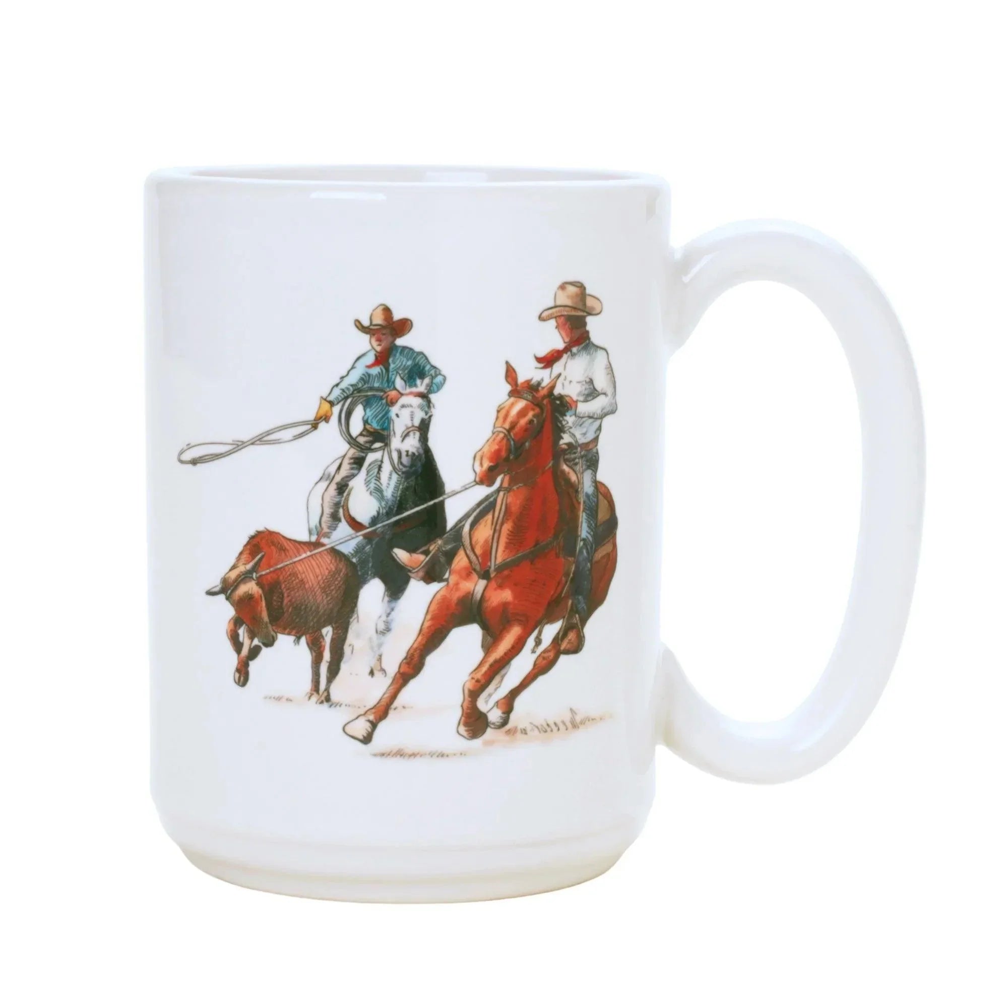 Team Roping Coffee Mug made in the USA - Your Western Decor