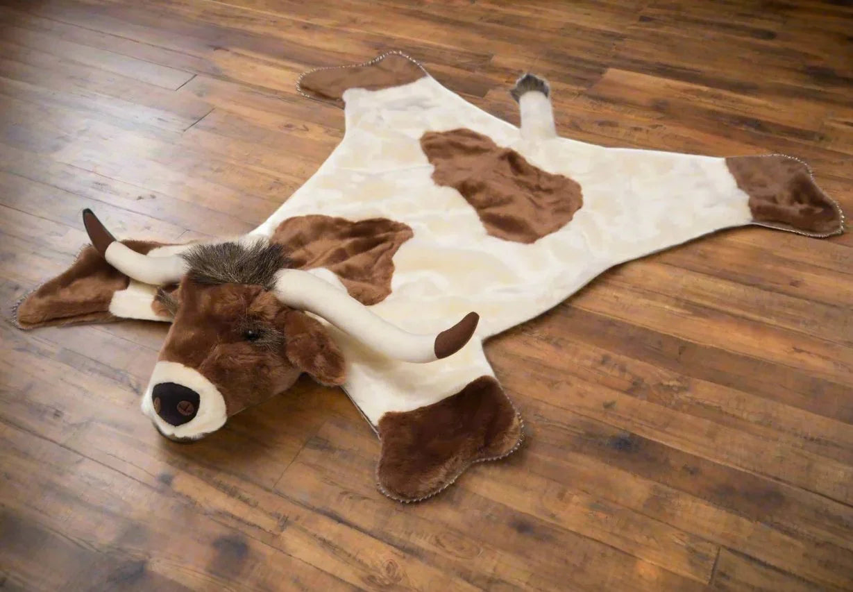 Kids faux longhorn rug. Your Western Decor