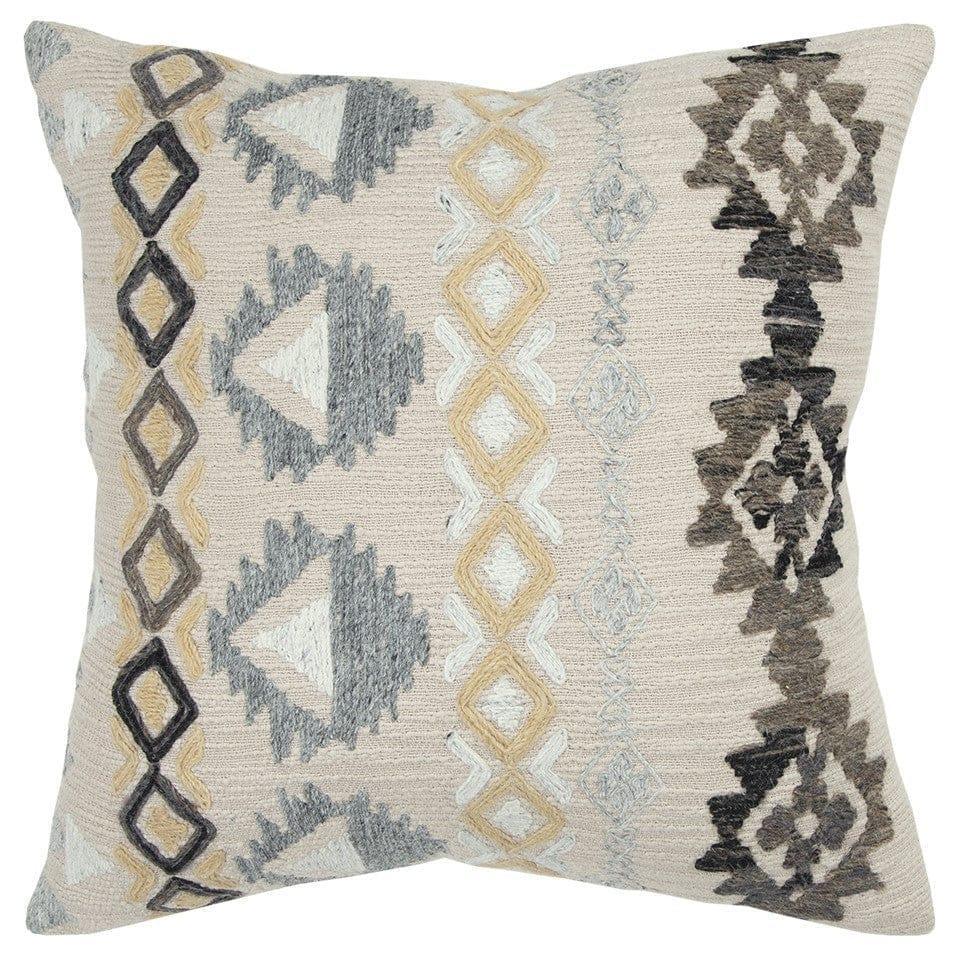 Tribal Boho Embroidered Accent Pillow - Your Western Decor