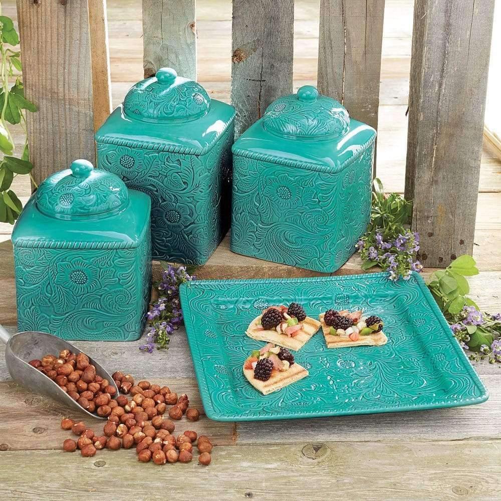 Turquoise Western Kitchen Accessories - Your Western Decor, LLC