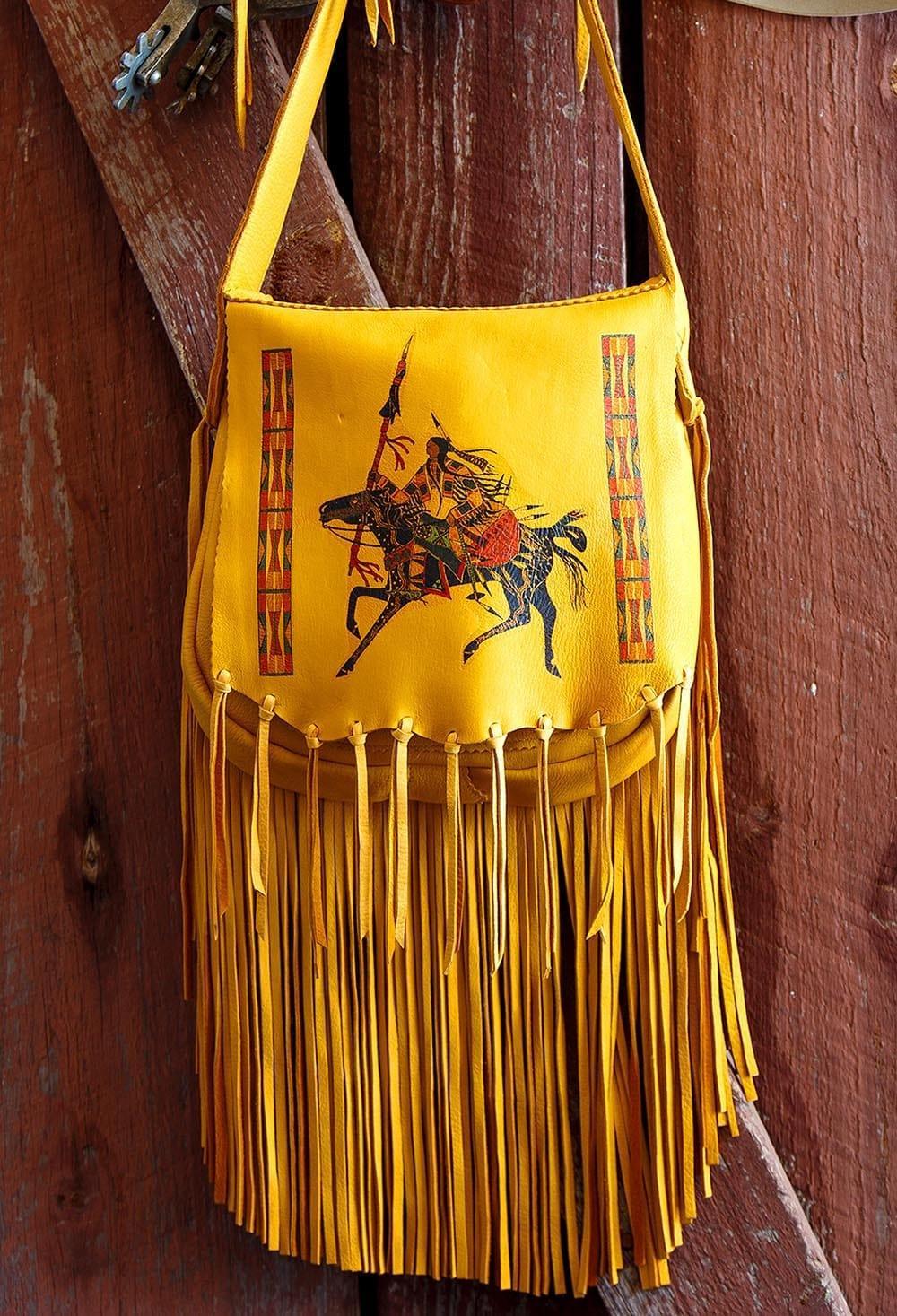 Warrior Deerskin Leather Purse - Made in the USA - Your Western Decor
