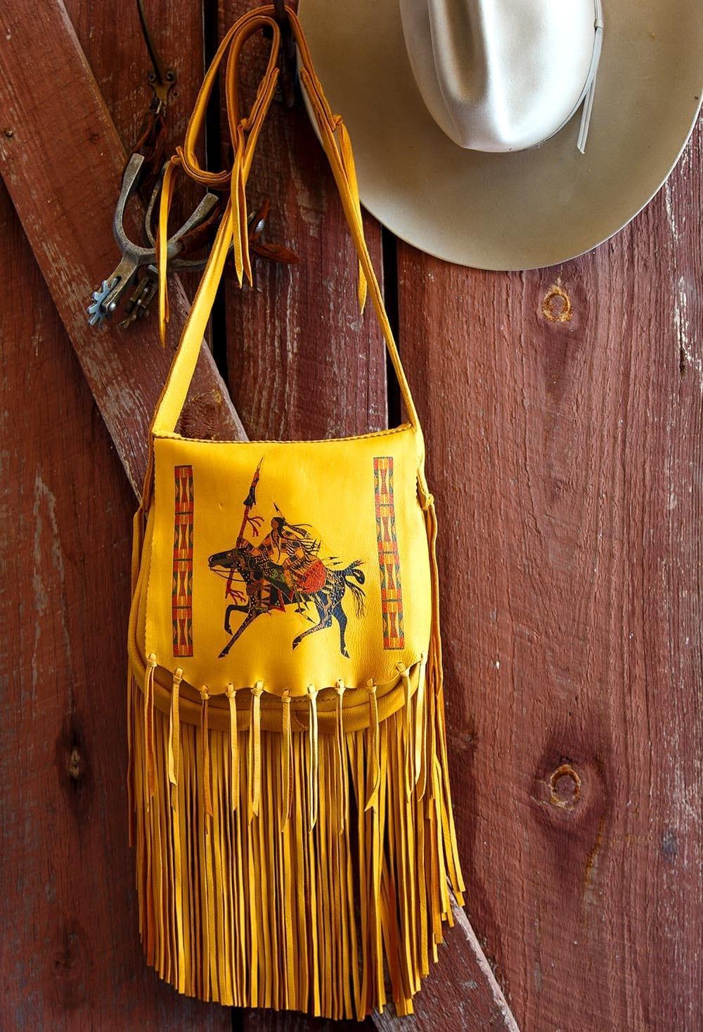 Warrior Deerskin Leather Purse - Made in the USA - Your Western Decor