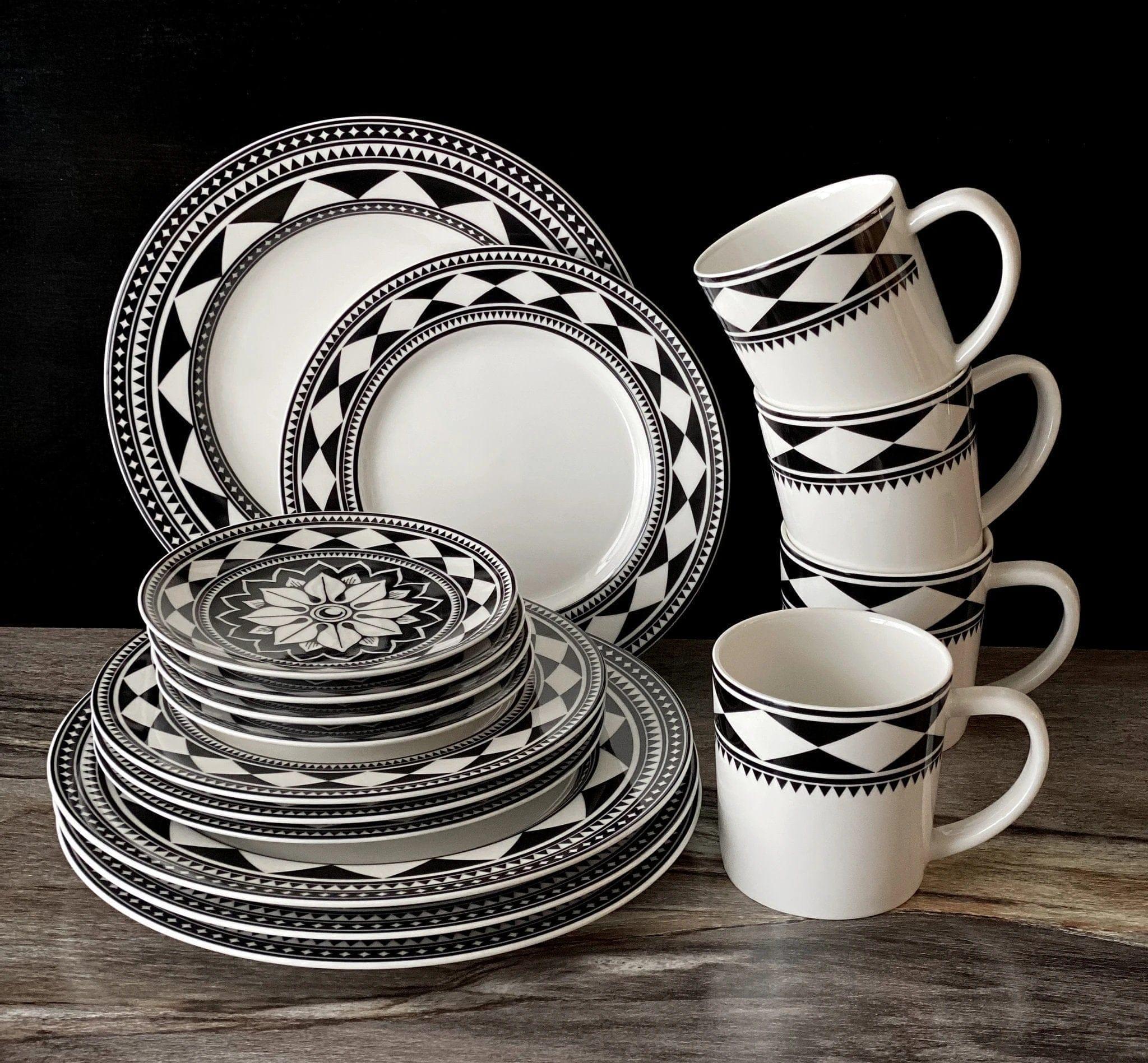 White diamond dinnerware - Your Western Decor