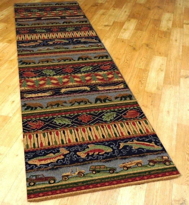 Wilderness Trek Multi Color Floor Runner made in the USA - Your Western Decor