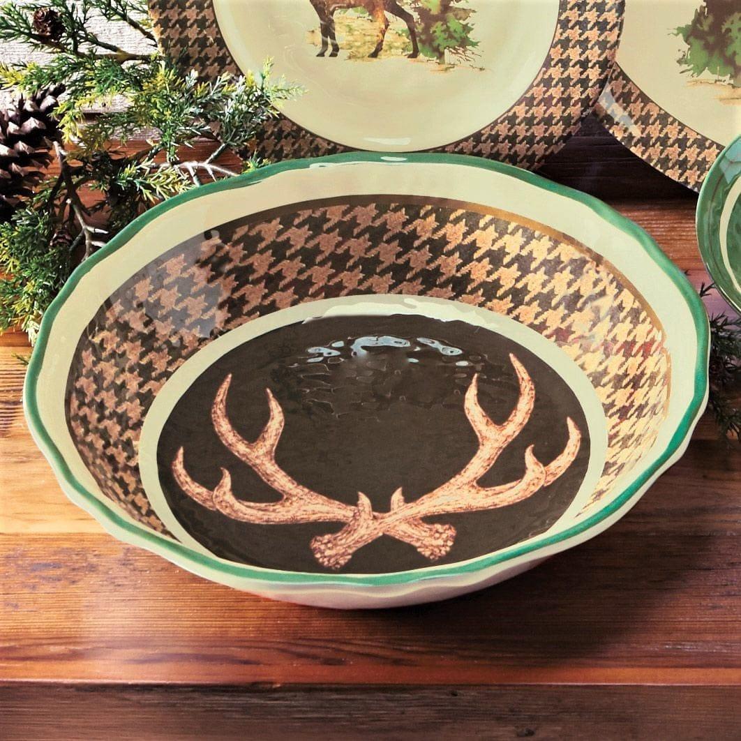 Wildlife Lodge Melamine Serving Bowl - Your Western Decor, LLC