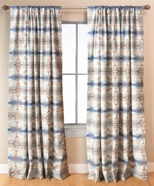 Wrangler Rock Southwest Drapes - Rod pocket curtains - Your Western Decor