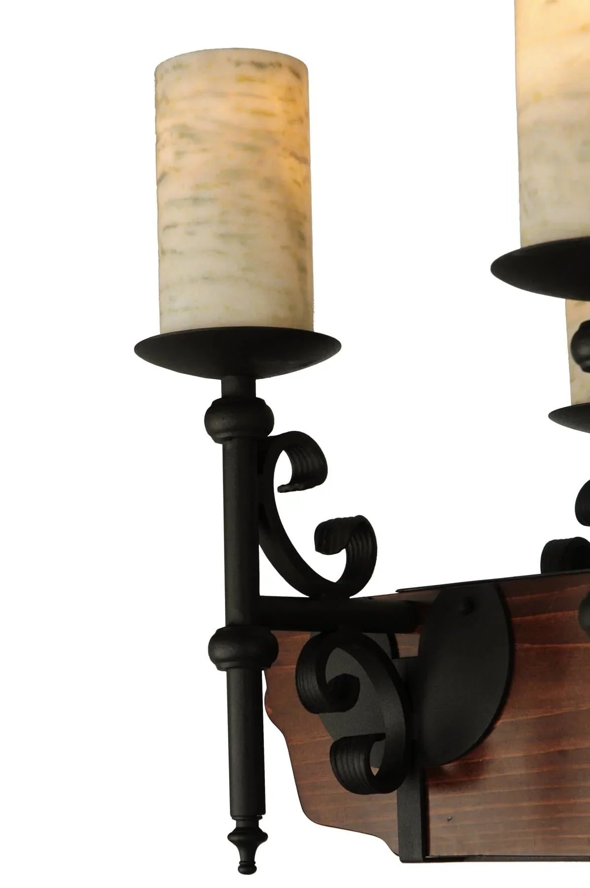 Wrought Iron & Beam Mansion Chandelier - Your Western Decor, LLC