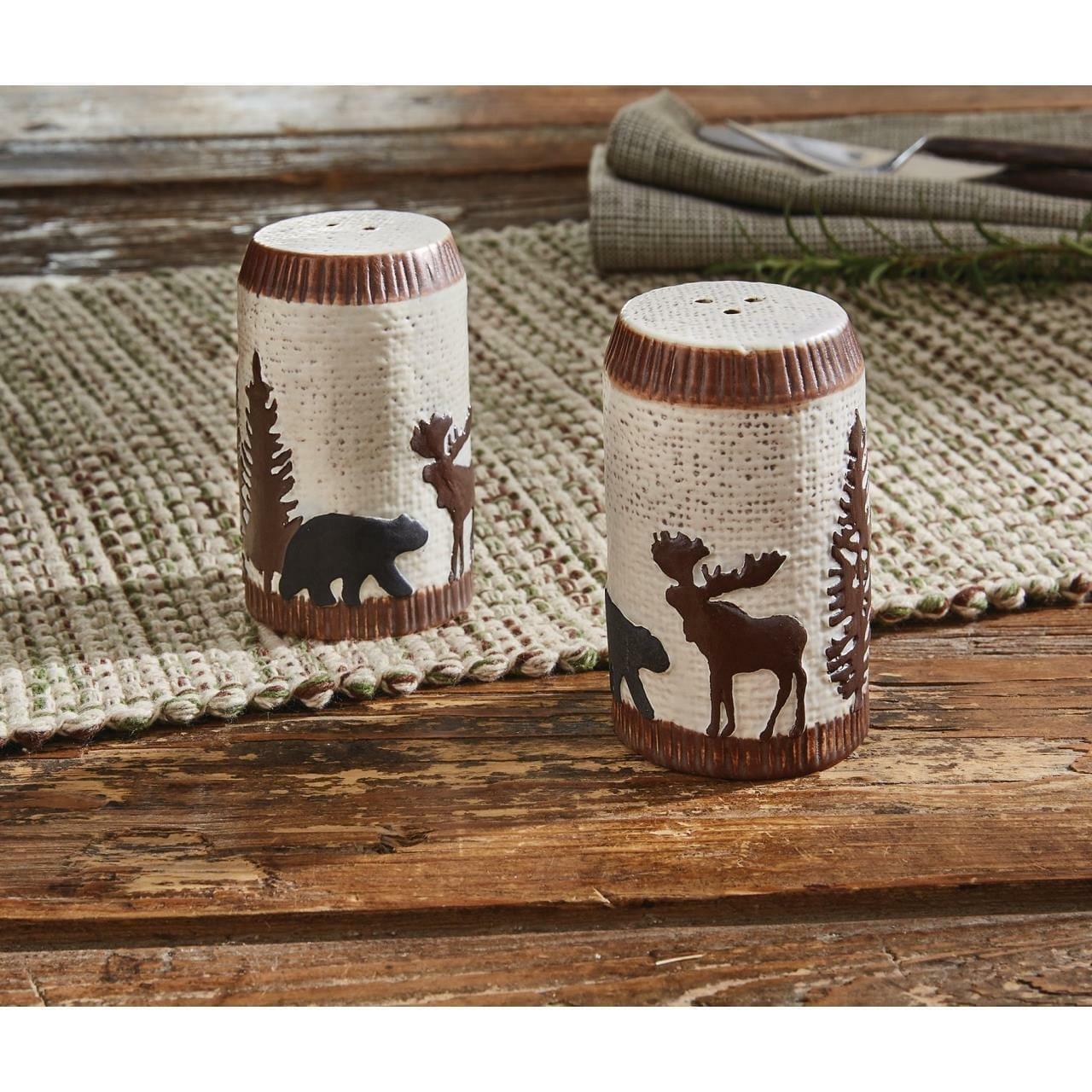 Yakutat Wildlife Dinnerware Collection Pepper, Salt Shaker Set - Your Western Decor