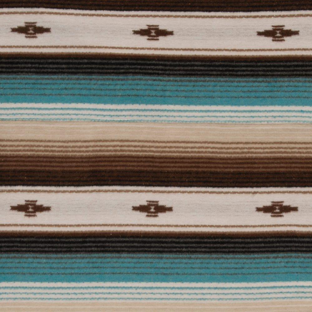 Yara Azul Southwestern serape fabric swatch