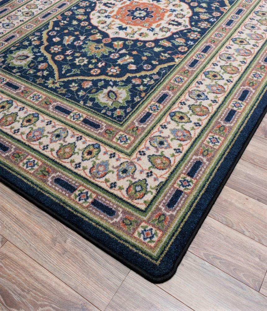 Zanza Gallant Area Rug Corner Detail - Made in the USA - Your Western Decor, LLC