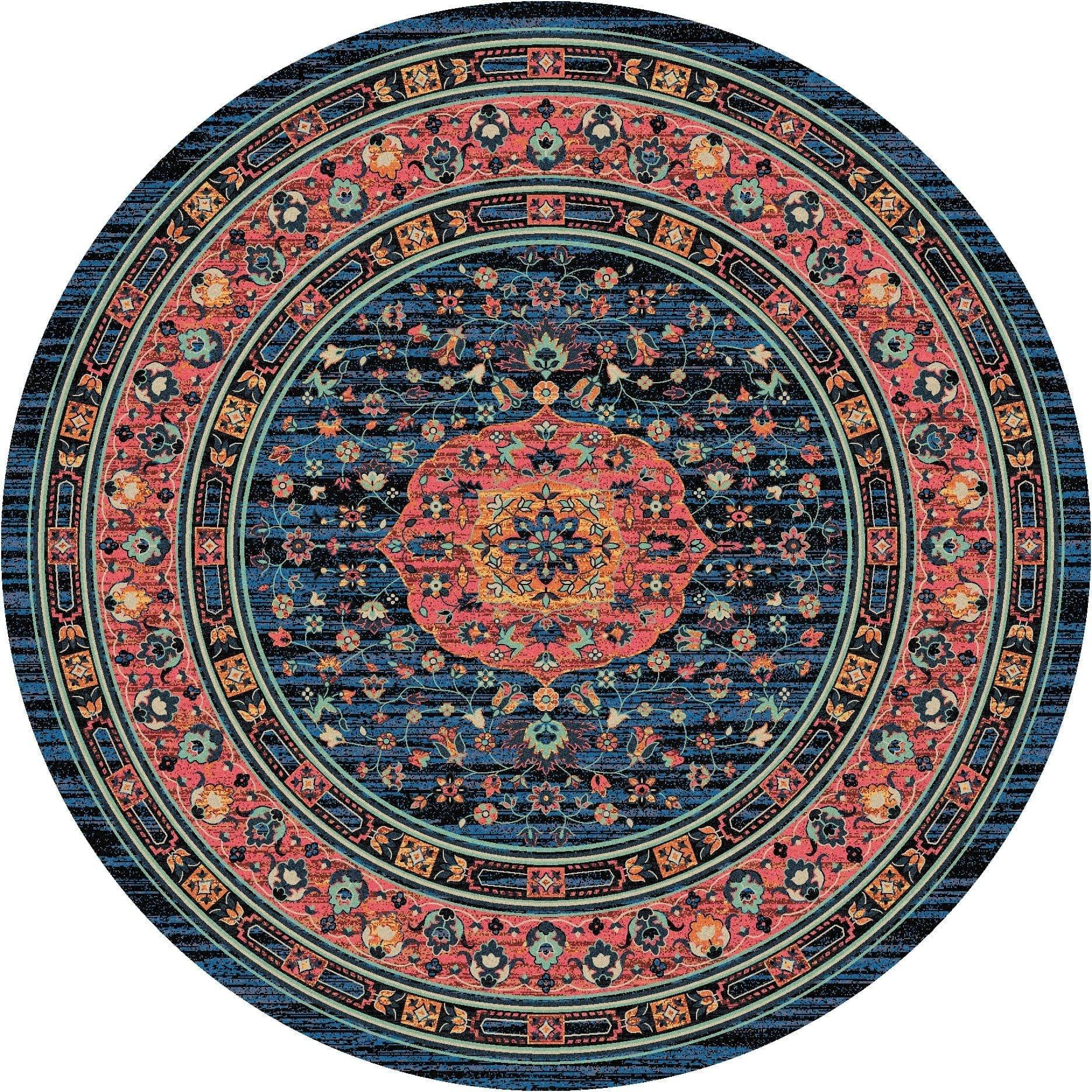 Zanza Marionberry Art Area Rugs - Your Western Decor, LLC