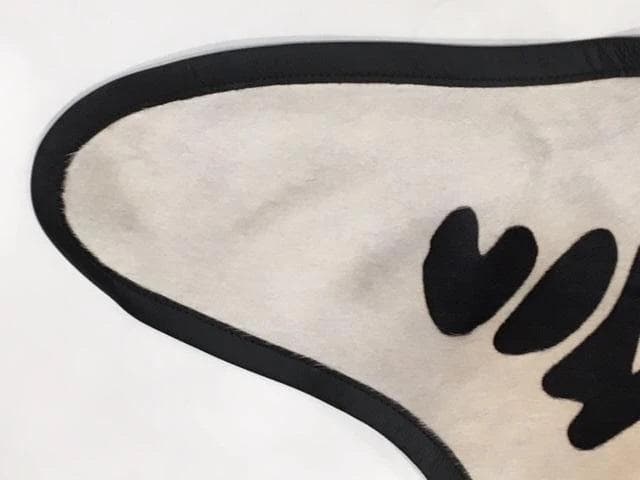 Zebra Black on Off-White Cowhide w/ Leather Trim Detail - Your Western Decor