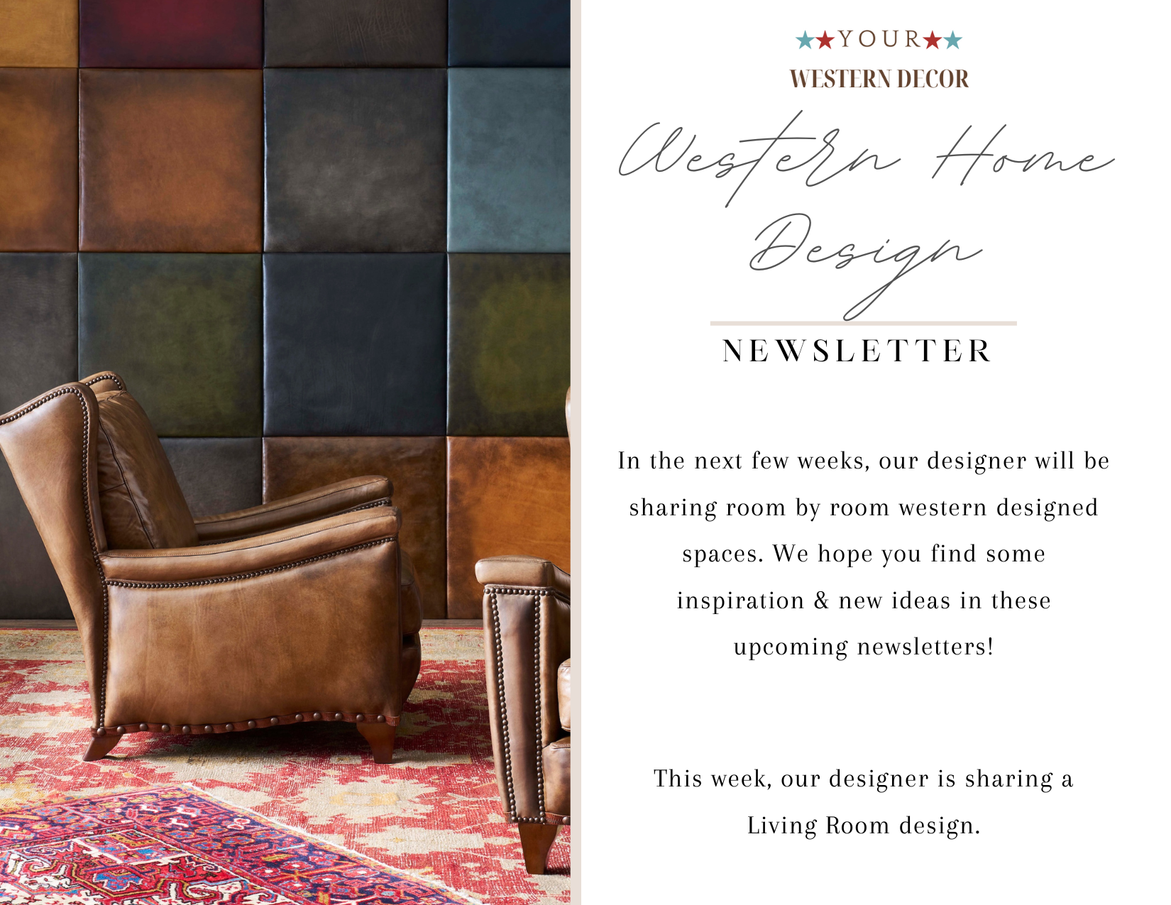 Western Designed Space (Living Room)