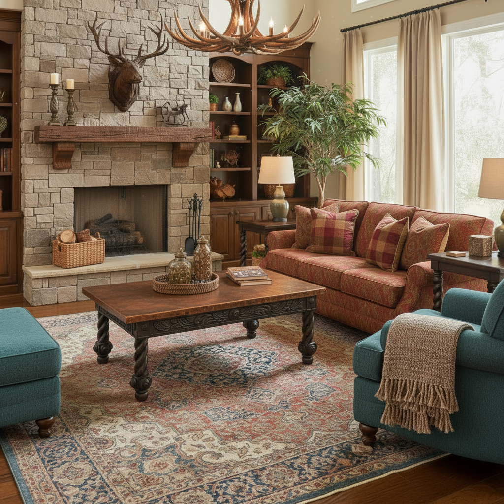rustic lodge design living room - Your Western Decor