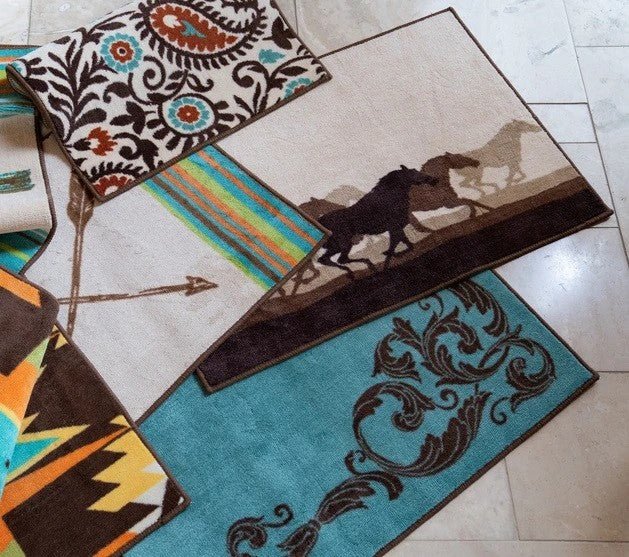 western southwestern accent rugs