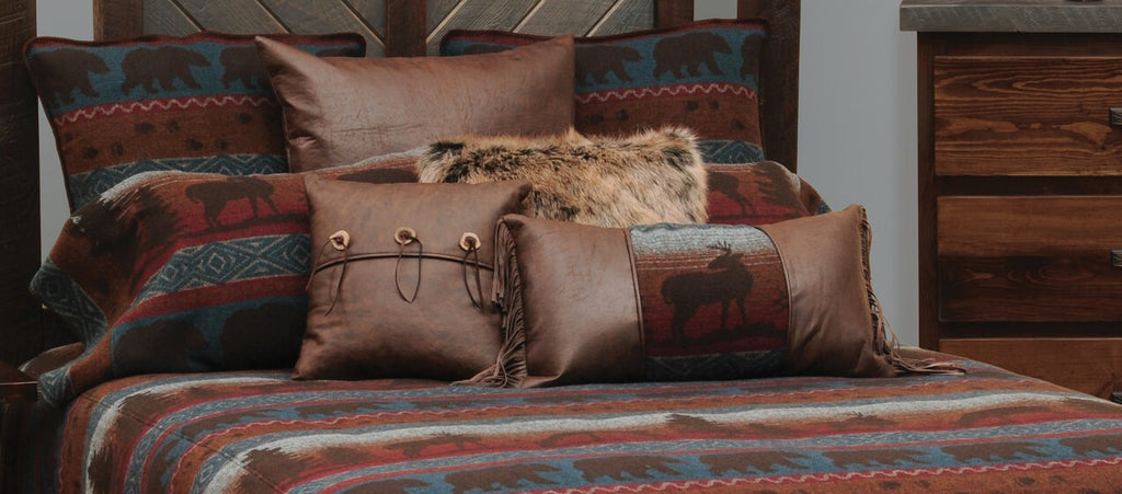 Rustic lodge bedding made in the USA - Your Western Decor