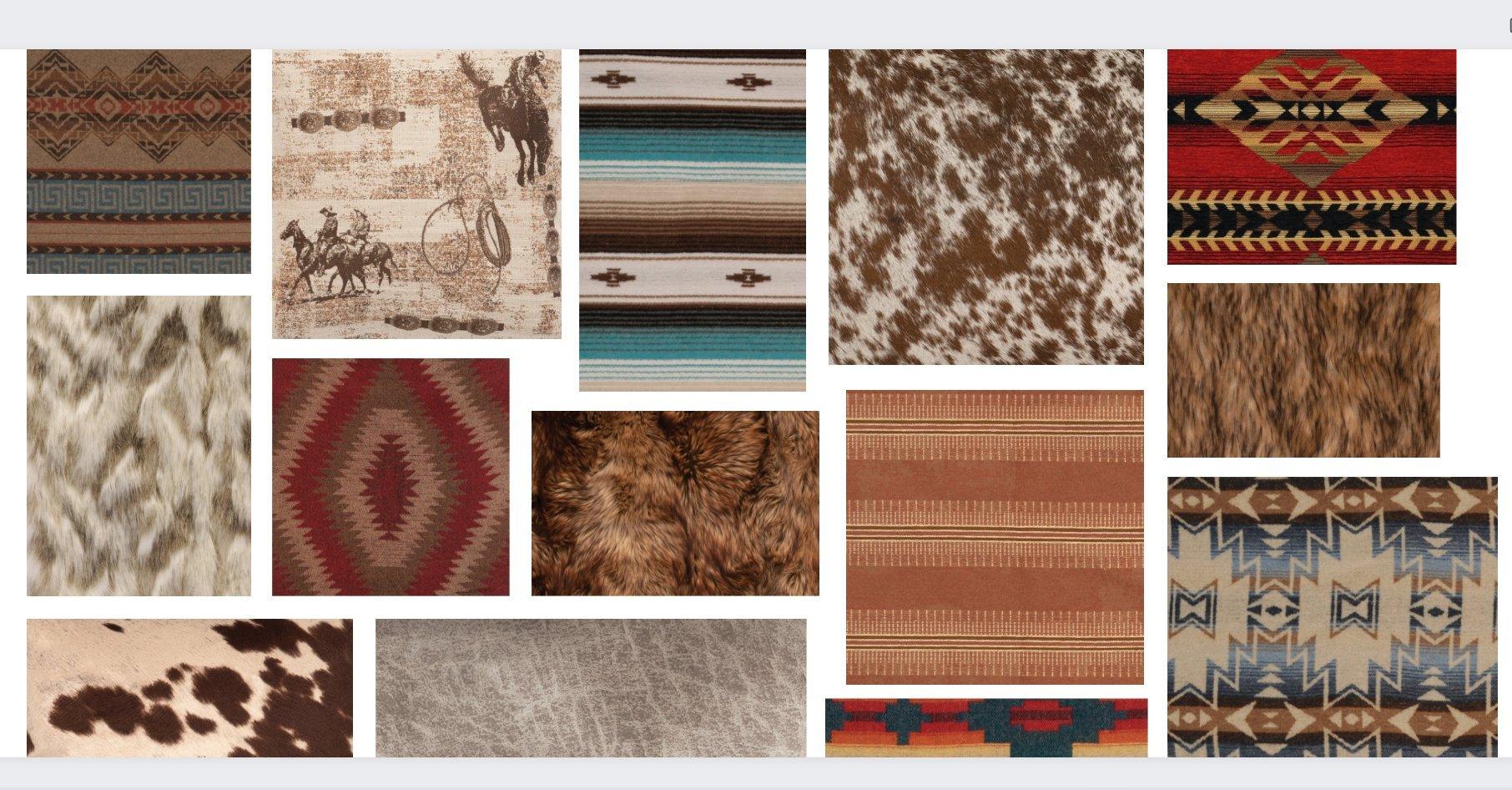 Southwestern fabrics, western fabrics for upholstery and decor - Your Western Decor