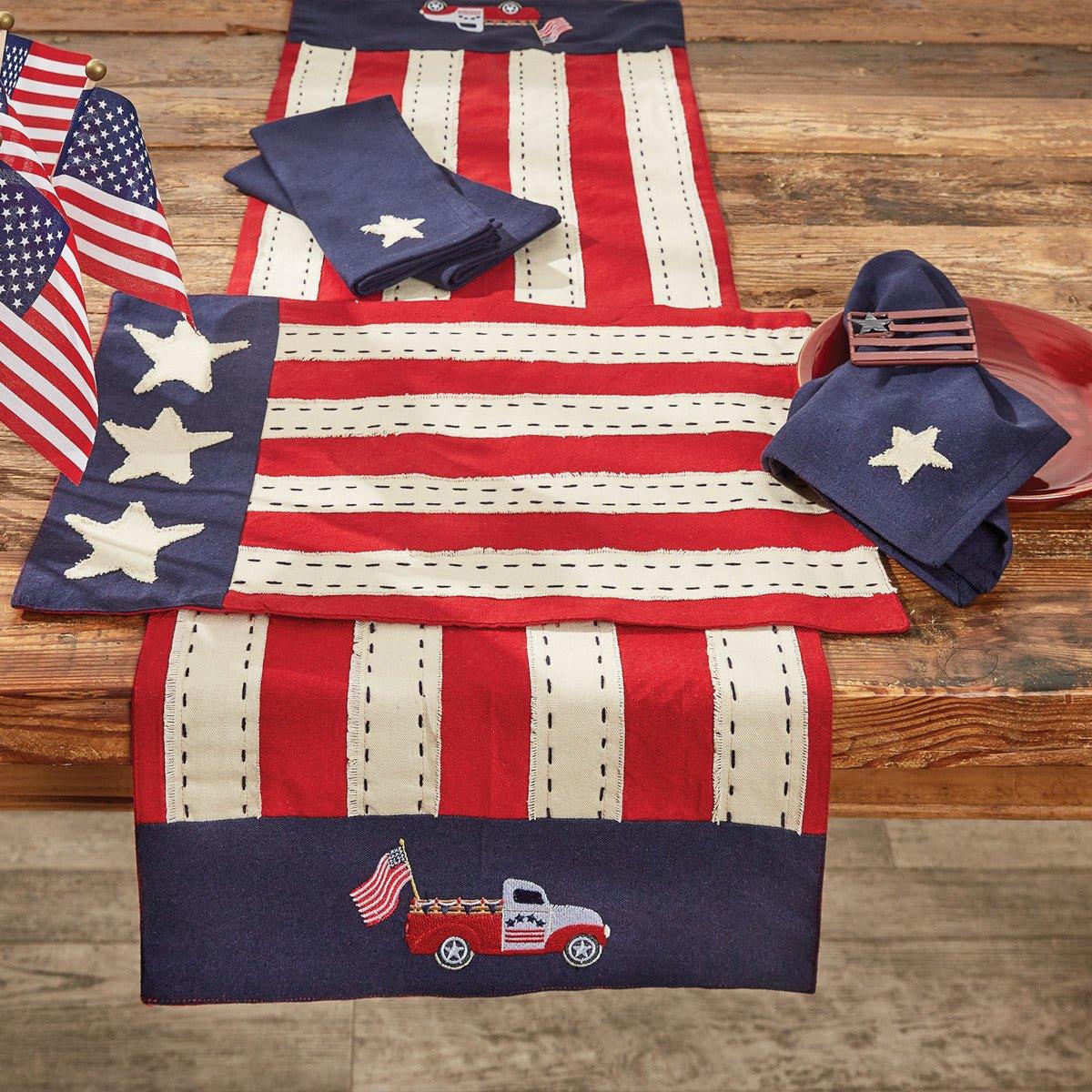 4th of July Table Linens - Your Western Decor