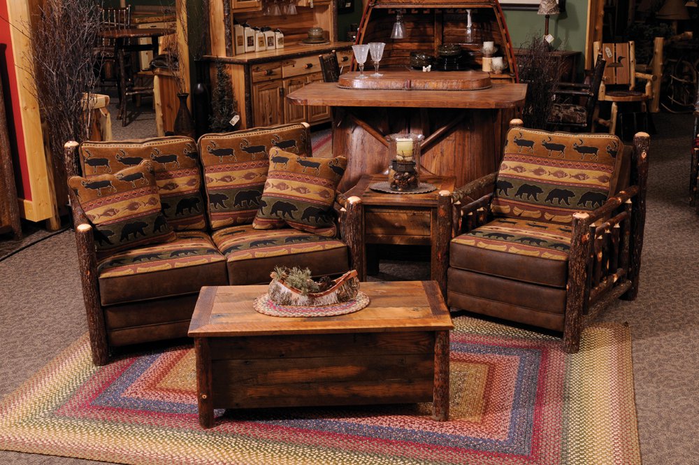 Luxury lodge living room furniture collection 