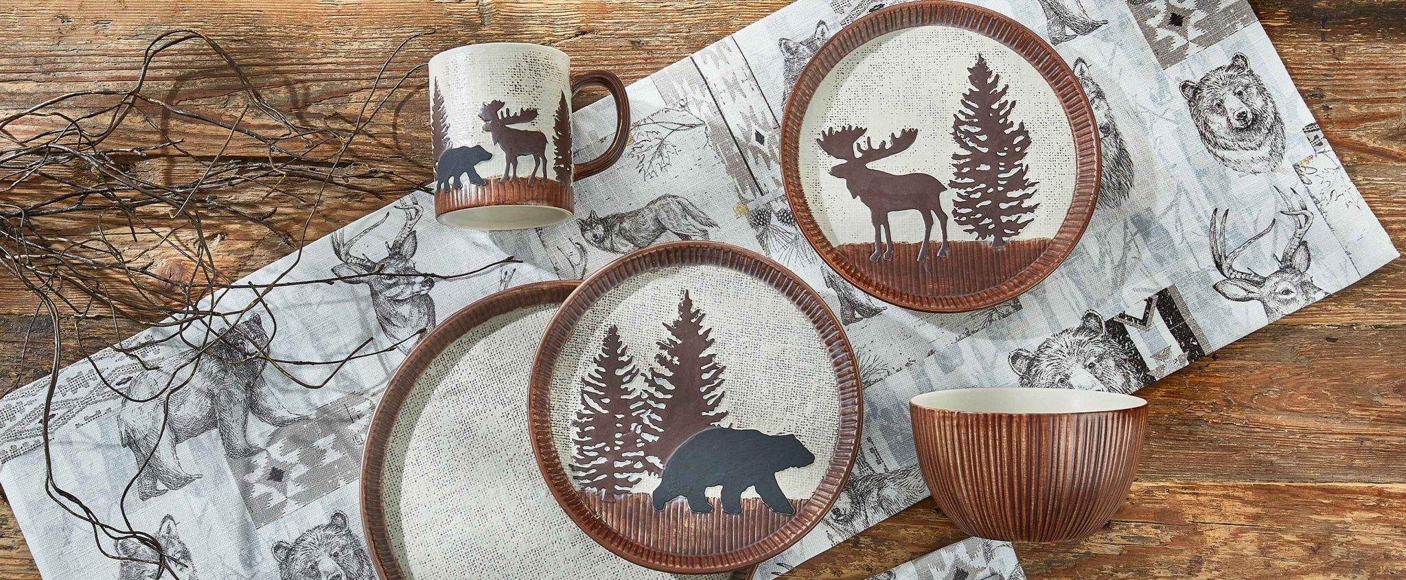 Summit Wildlife Decor Table Linens - Your Western Decor