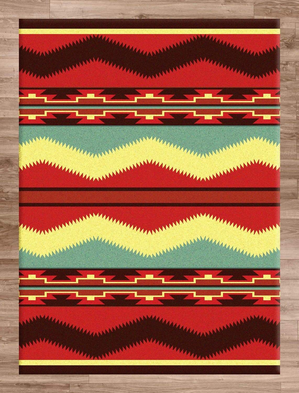 Scout Fiesta Colorful Area Rug - Made in the USA - Your Western Decor, LLC