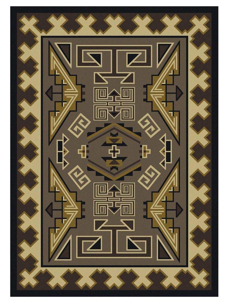 Trader Blanket Area Rug - Sand - Made in the USA - Your Western Decor, LLC