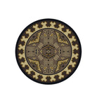 Trader Blanket 8' Round Area Rug - Sand - Made in the USA - Your Western Decor, LLC