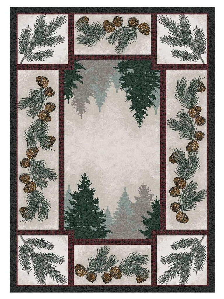 Forest Pine Maize Area Rug - 5 x 8 Made in the USA - Your Western Decor