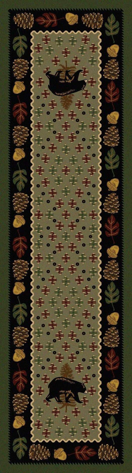 Patchwork Bear Rugs - 3 Colors - Your Western Decor, LLC