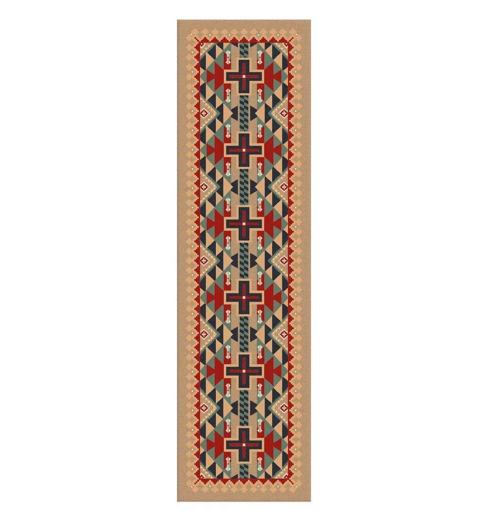 Dry Valley Kilim Floor Runner Rug. Southwestern style area and accent rugs. Made in the USA. Your Western Decor, LLC