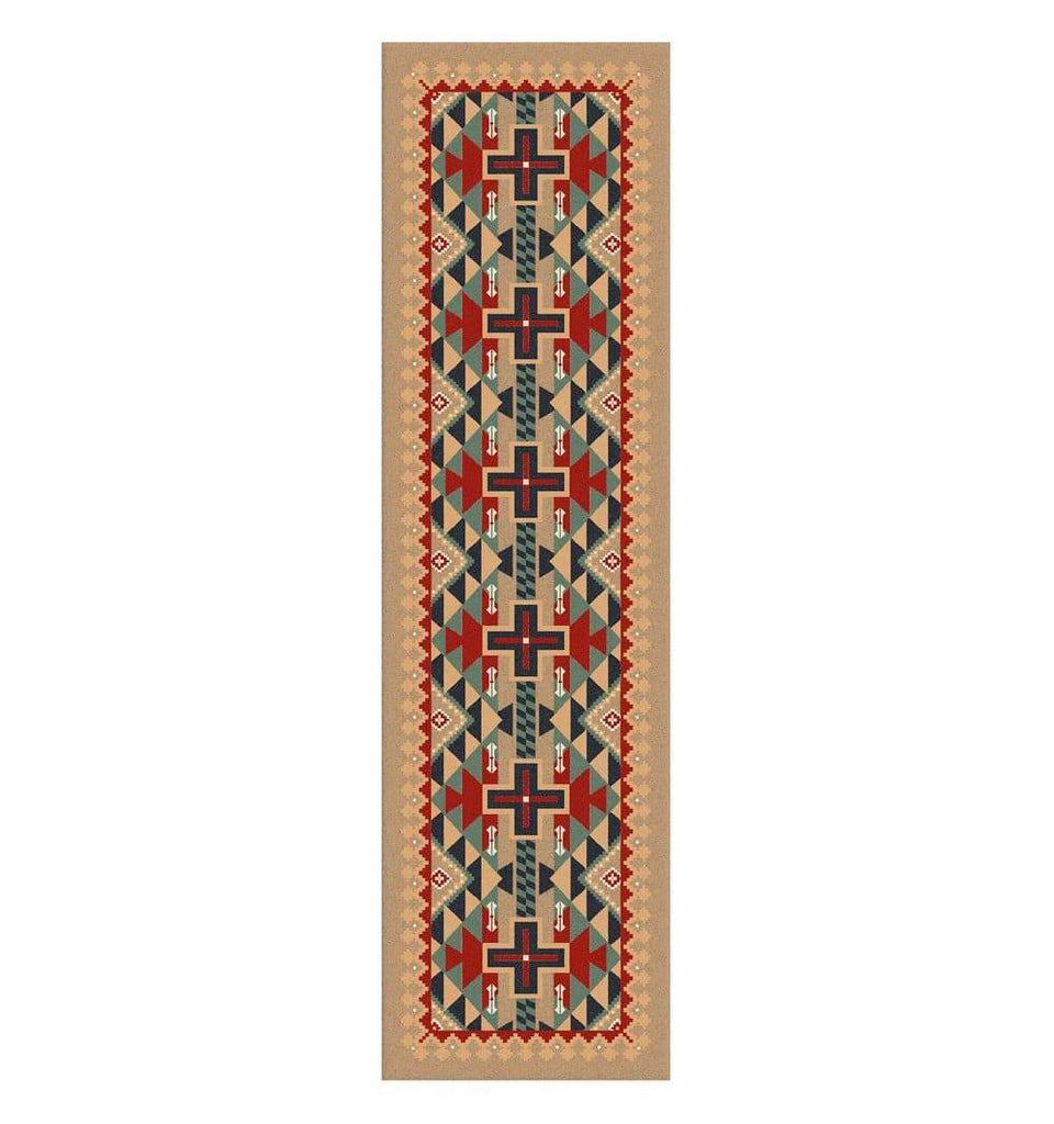 Dry Valley Kilim Floor Runner Rug. Southwestern style area and accent rugs. Made in the USA. Your Western Decor, LLC