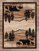 Northern Wildlife Area Rug - Made in the USA - Your Western Decor