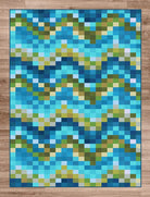 Spa Tiles Aqua Blue Rugs 4' x 5' - Made in the USA - Your Western Decor